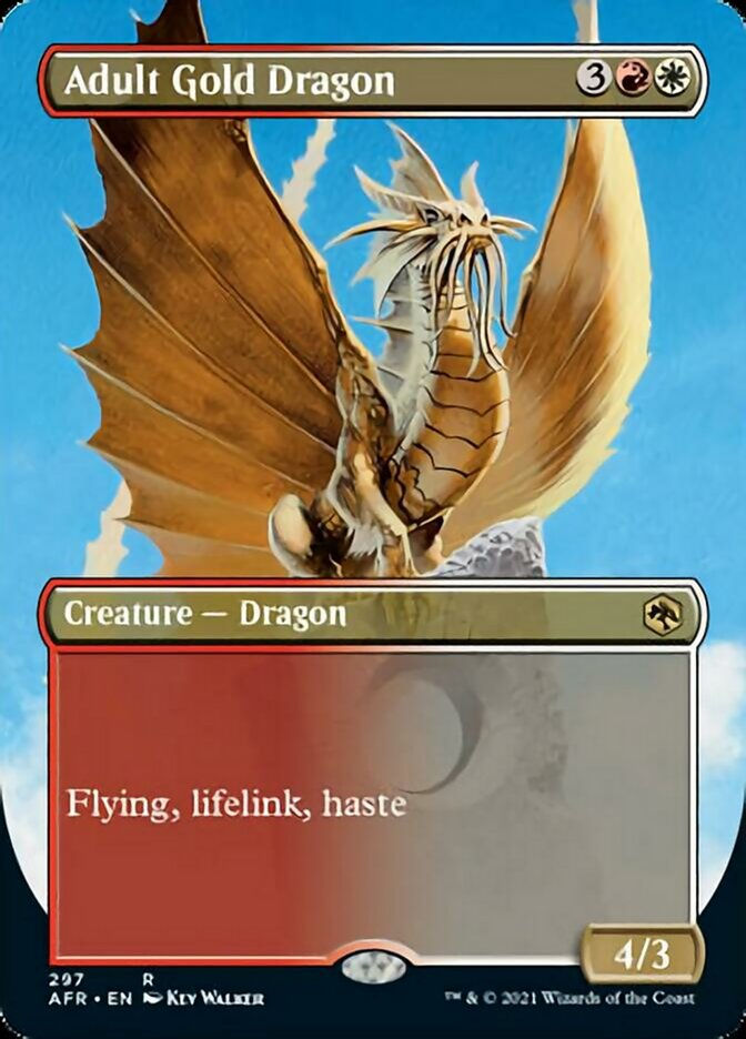 Adult Gold Dragon (AFR) / Borderless