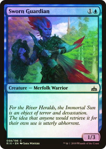 Sworn Guardian (RIX) (58) / Foil