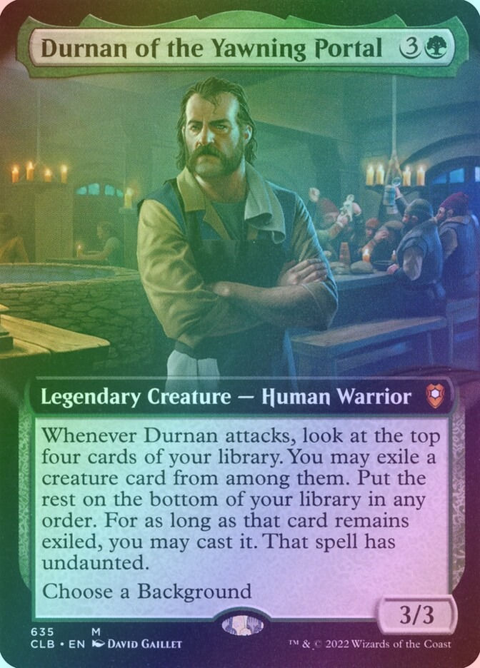 Durnan of the Yawning Portal (CLB) (635) / Extended Art / Foil