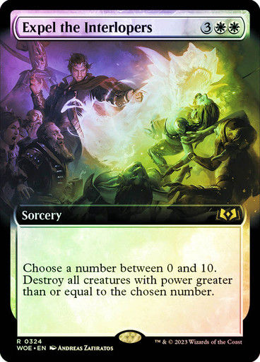 Expel the Interlopers (woe) / Extended Art Foil