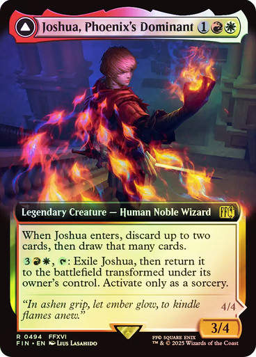 Joshua, Phoenix's Dominant // (FIN) (494) / Extended Art / Foil