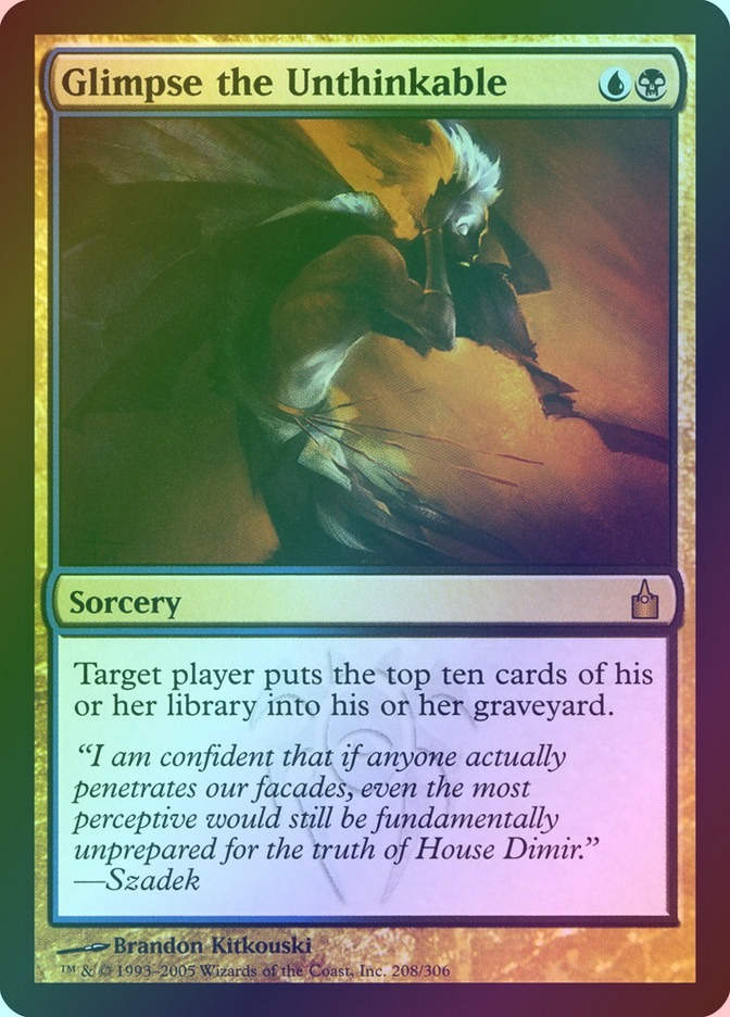 Glimpse the Unthinkable (RAV) (208) / Foil