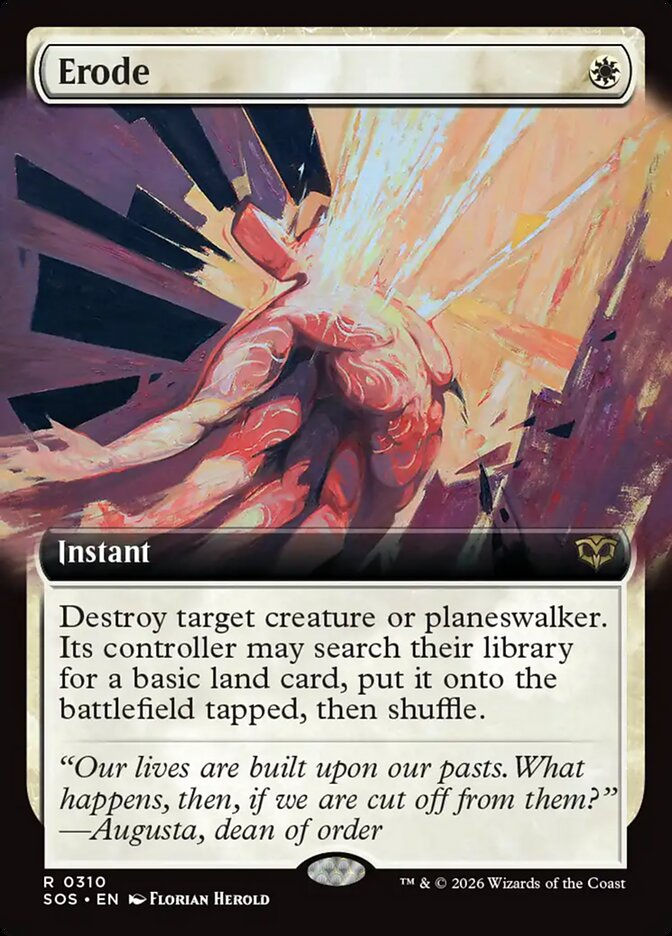 Erode (SOS) (310) / Extended Art