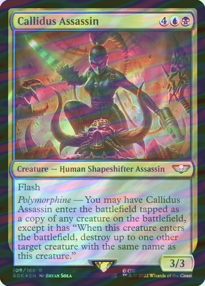 Callidus Assassin (40K) (109★) / Surge Foil