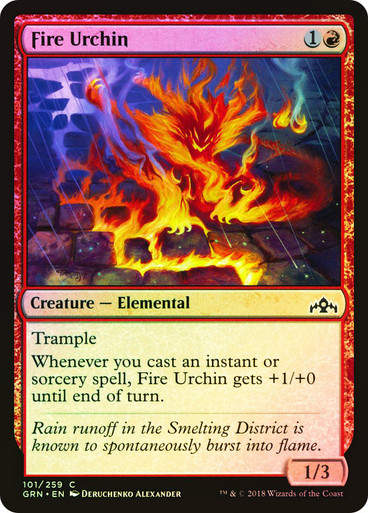 Fire Urchin (GRN) (101) / Foil