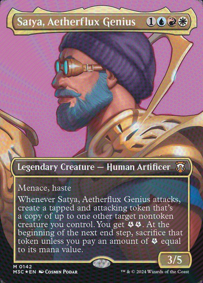 Satya, Aetherflux Genius (M3C) (142) / Borderless / Ripple Foil
