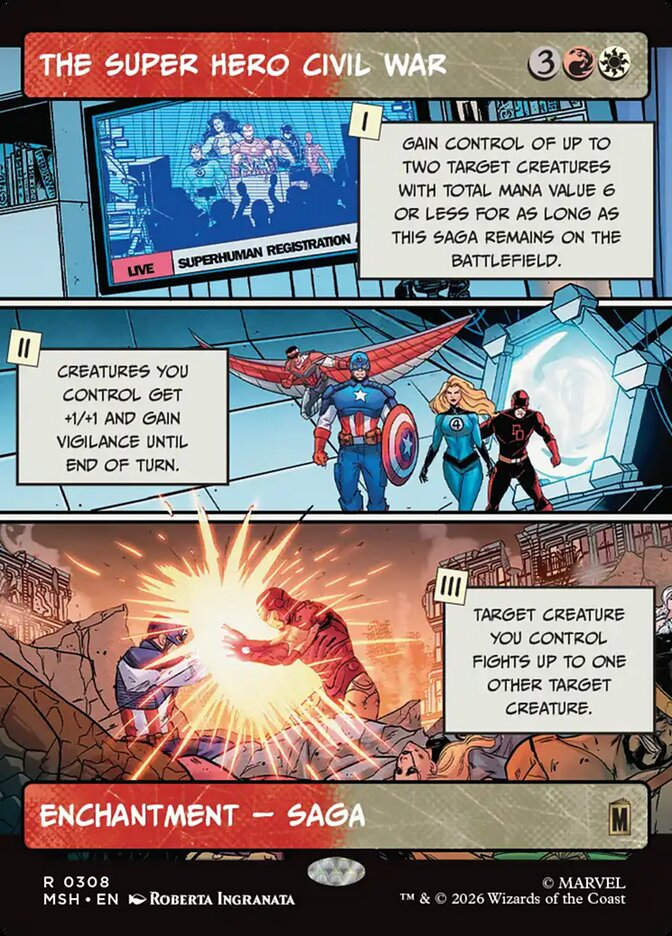 The Super Hero Civil War (MSH) (308) / Showcase