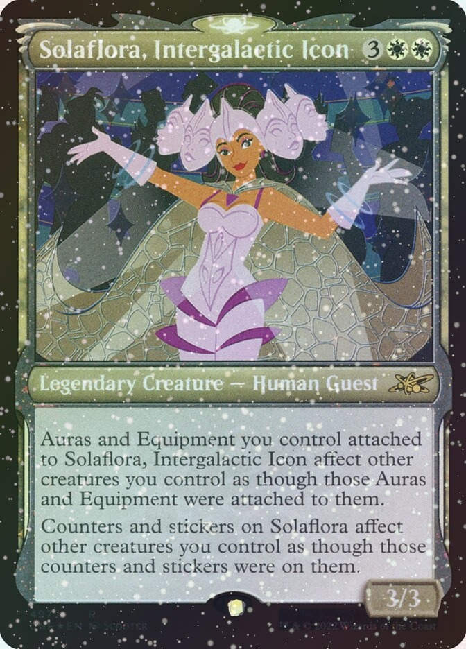 Solaflora, Intergalactic Icon (UNF) (497) / Showcase / Galaxy Foil