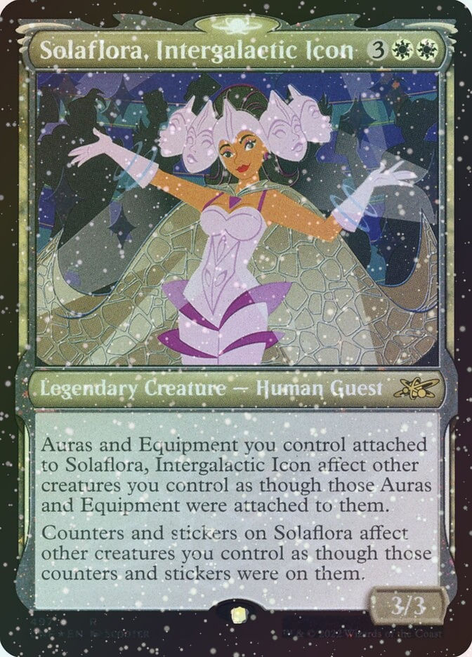 Solaflora, Intergalactic Icon (UNF) (497) / Showcase / Galaxy Foil