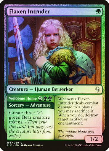 Flaxen Intruder // Welcome Home (ELD) (155) / Foil