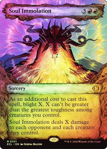 Soul Immolation (ECL) (321) / Showcase / Foil