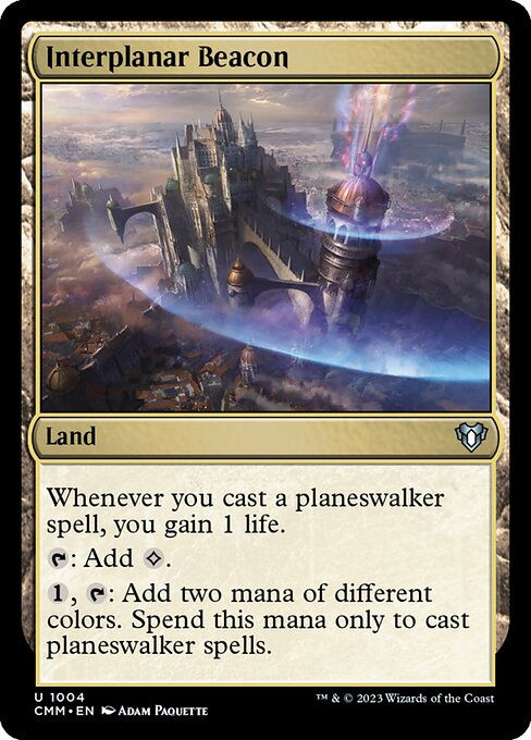 Interplanar Beacon (cmm) (Commander Deck)
