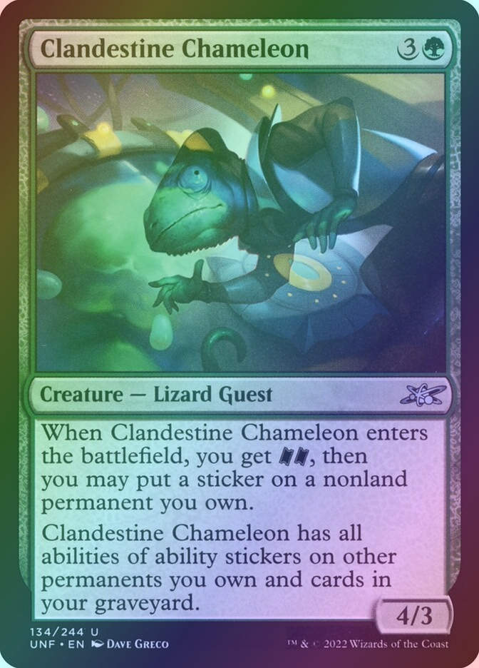 Clandestine Chameleon (UNF) (134) / Foil