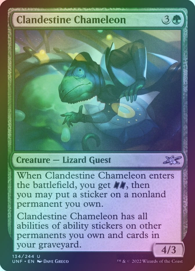 Clandestine Chameleon (UNF) (134) / Foil