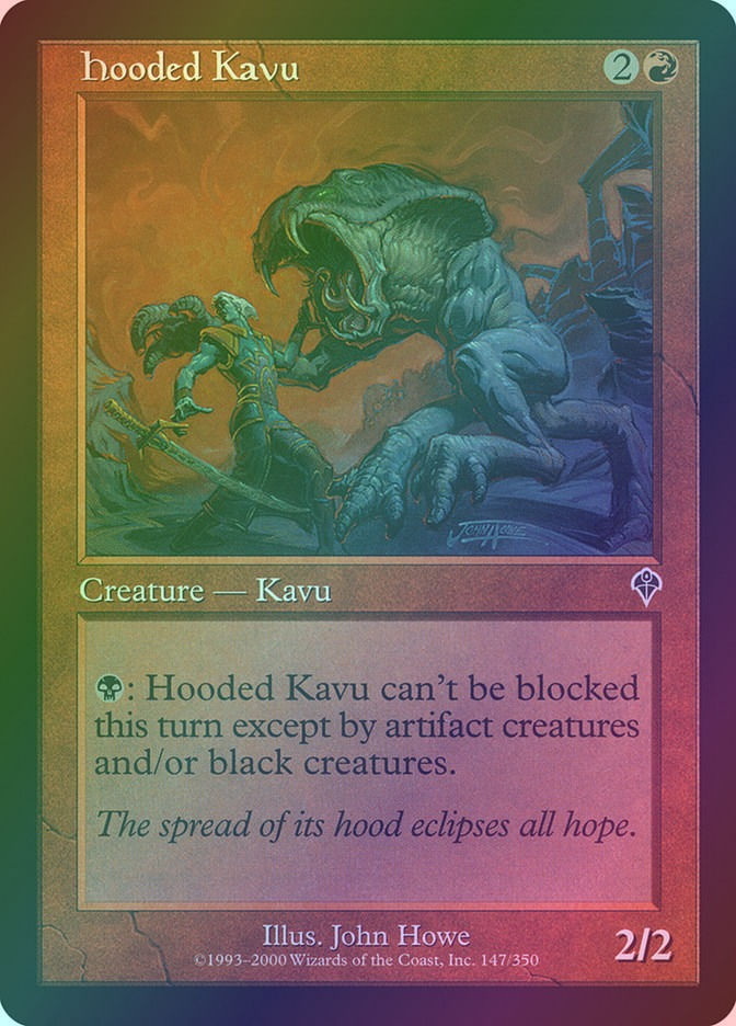 Hooded Kavu (INV) (147) / Foil