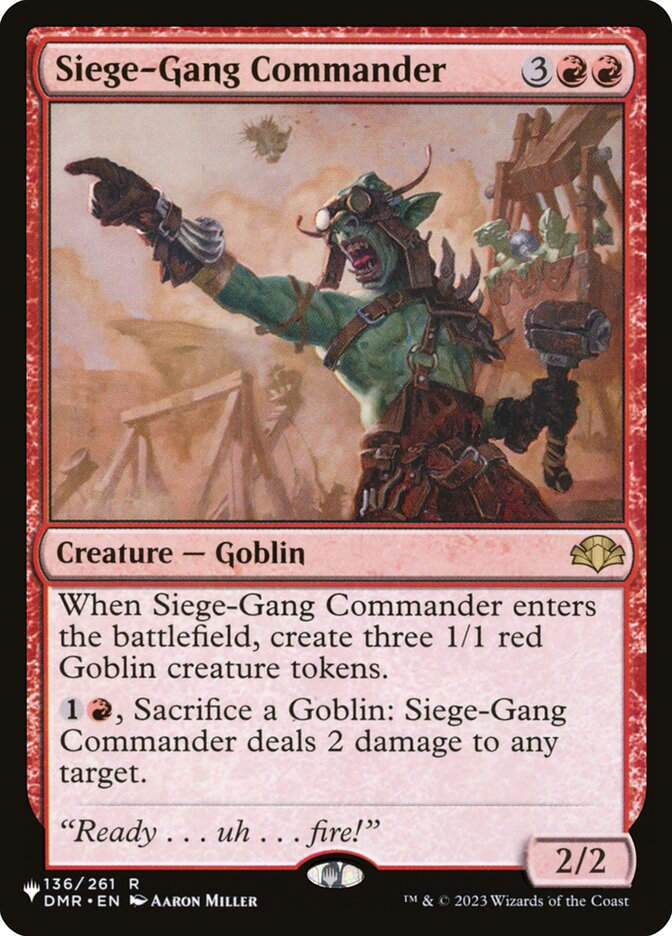 Siege-Gang Commander (PLST) (DMR-136)