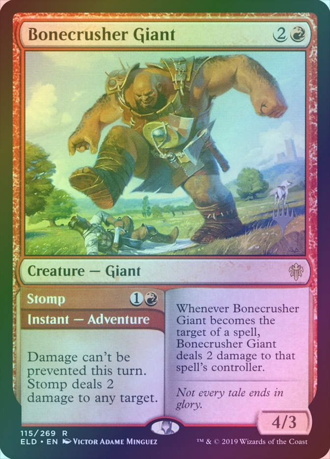 Bonecrusher Giant // Stomp (PELD) (115p) / Foil