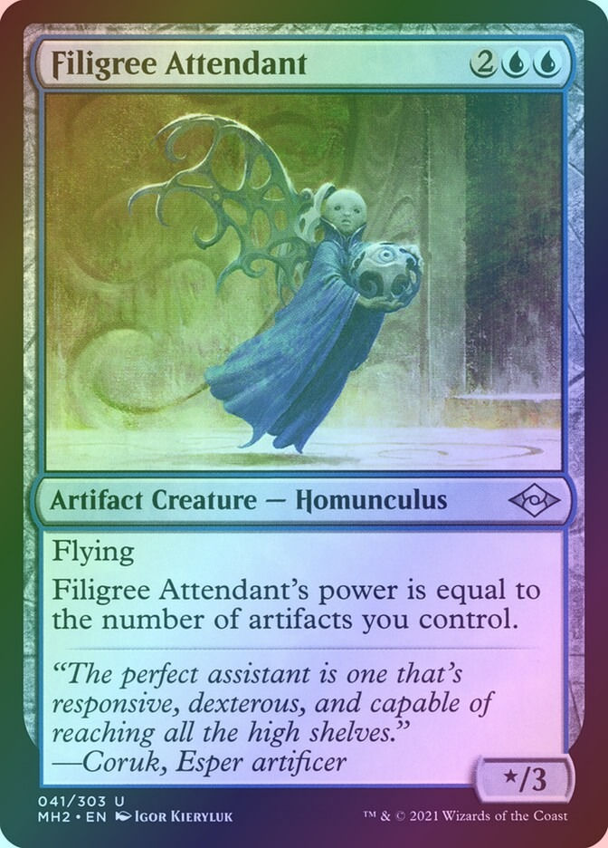 Filigree Attendant (MH2) (41) / Foil
