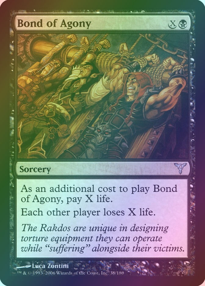 Bond of Agony (DIS) (38) / Foil