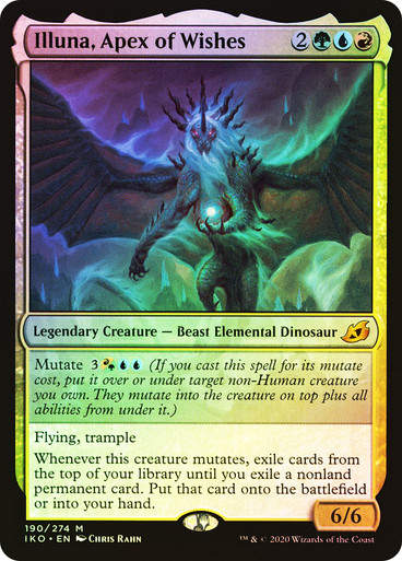 Illuna, Apex of Wishes (IKO) (190) / Foil