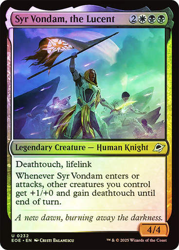 Syr Vondam, the Lucent (EOE) (232) / Foil