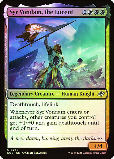 Syr Vondam, the Lucent (EOE) (232) / Foil