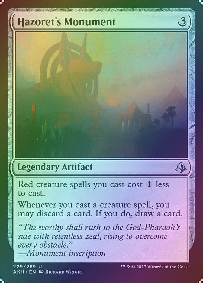 Hazoret's Monument (AKH) (229) / Foil