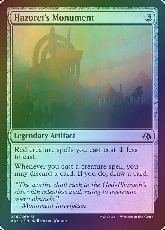 Hazoret's Monument (AKH) (229) / Foil