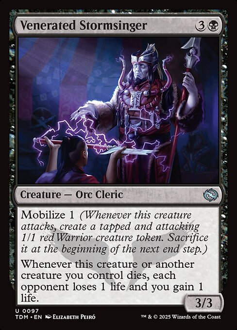 Venerated Stormsinger (TDM) (97)