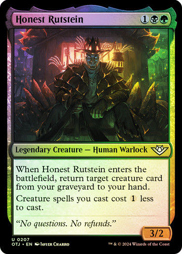 Honest Rutstein (otj) (207) / Foil