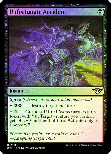 Unfortunate Accident (otj) (111) / Foil
