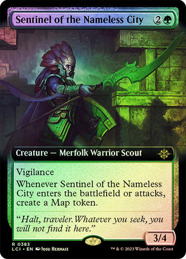 Sentinel of the Nameless City (lci) / Extended Art / Foil