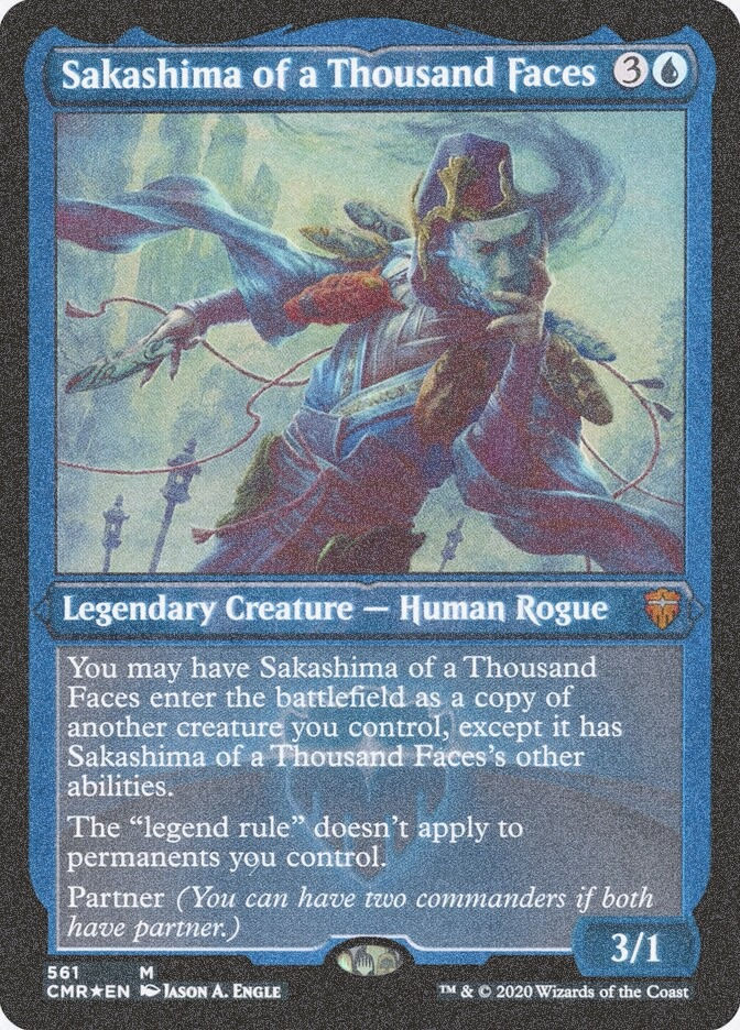 Sakashima of a Thousand Faces (CMR) (561) / Foil Etched