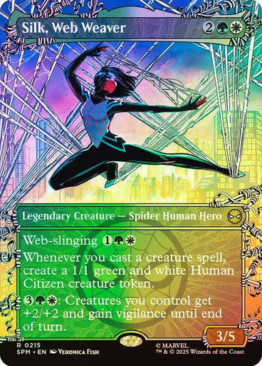 Silk, Web Weaver (SPM) (215) / Showcase / Foil