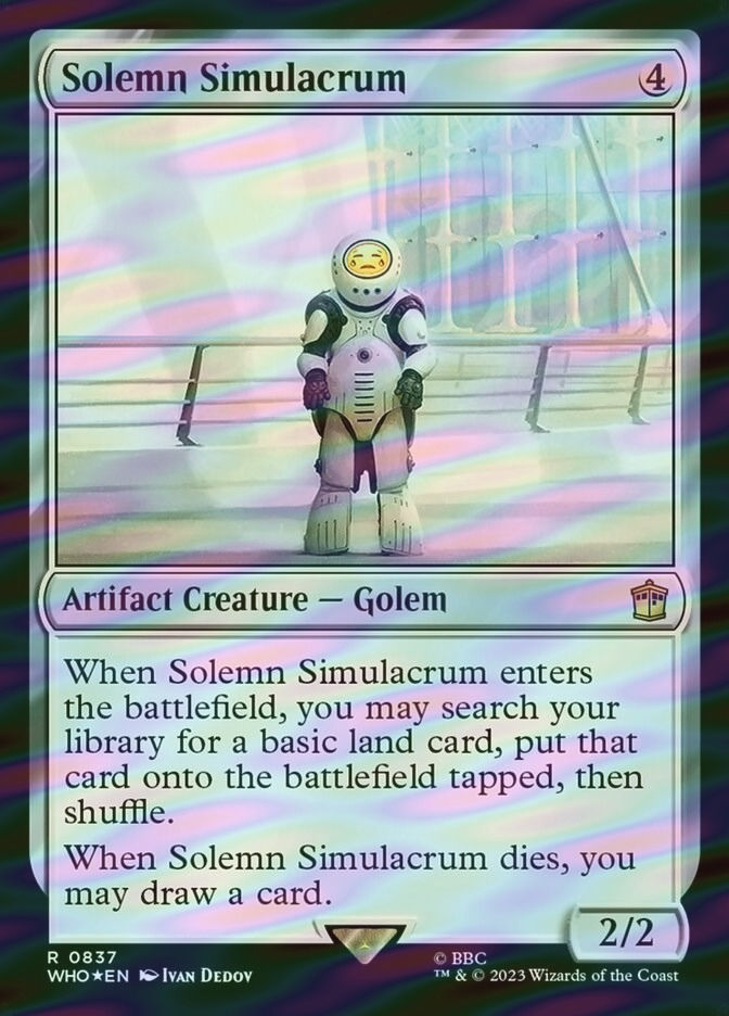 Solemn Simulacrum (WHO) (837) / Surge Foil