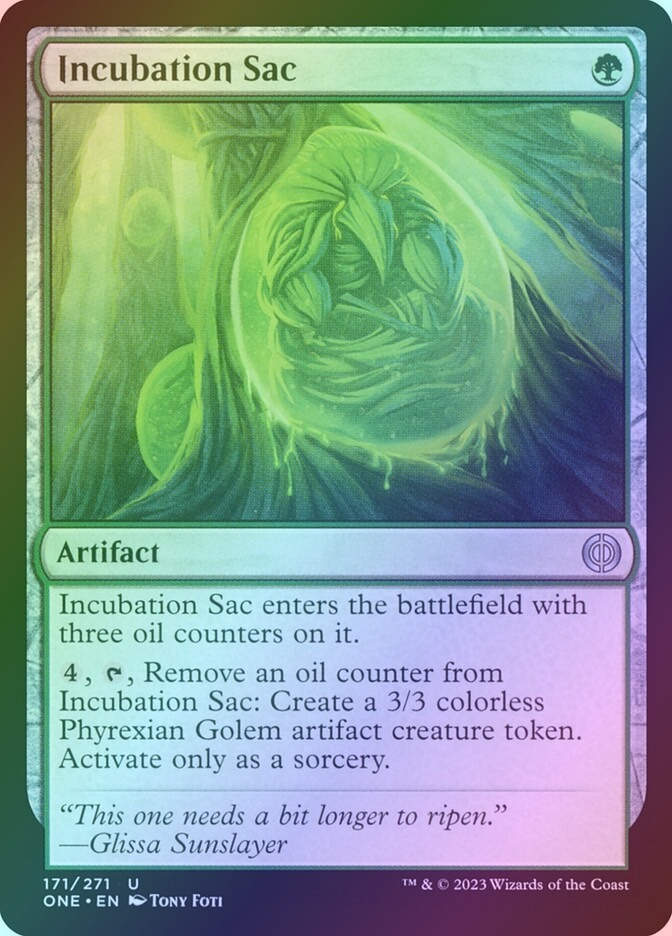 Incubation Sac (ONE) (171) / Foil