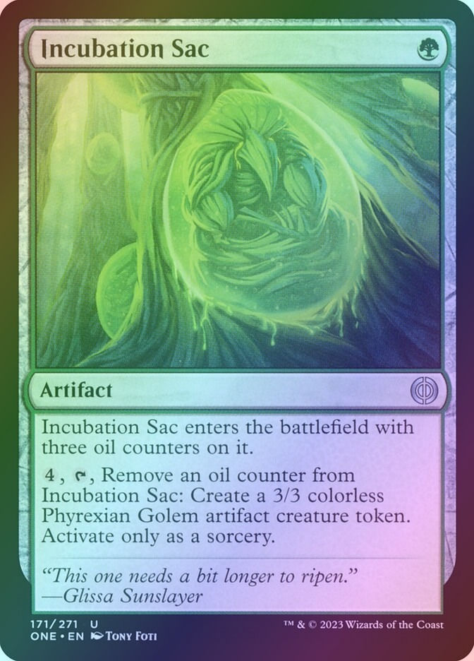 Incubation Sac (ONE) (171) / Foil