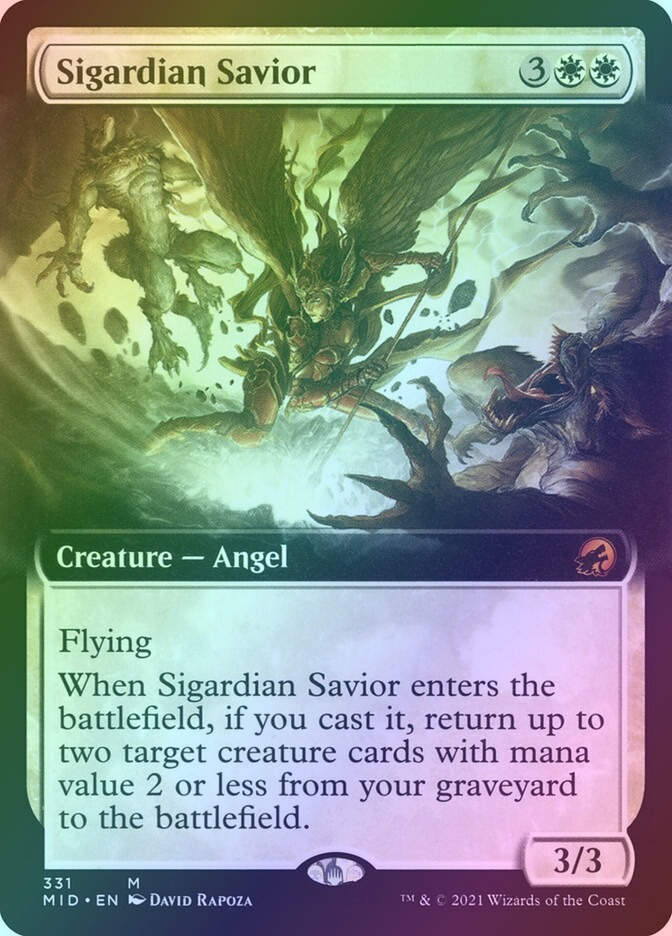 Sigardian Savior (MID) (331) / Extended Art / Foil