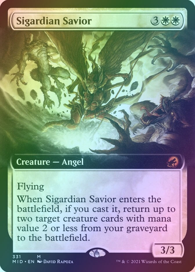 Sigardian Savior (MID) (331) / Extended Art / Foil