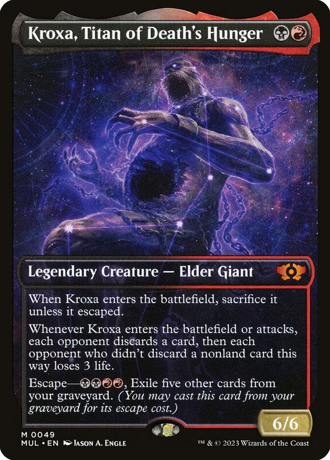 Kroxa, Titan of Death's Hunger (MUL) (49) / Showcase