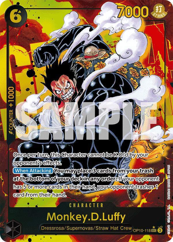 Monkey.D.Luffy (118) (Parallel) (OP10-118) / Foil