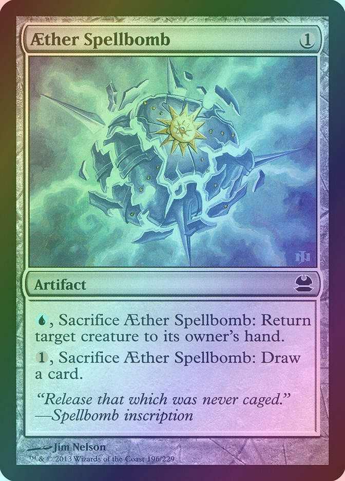 Aether Spellbomb (MMA) (196) / Foil