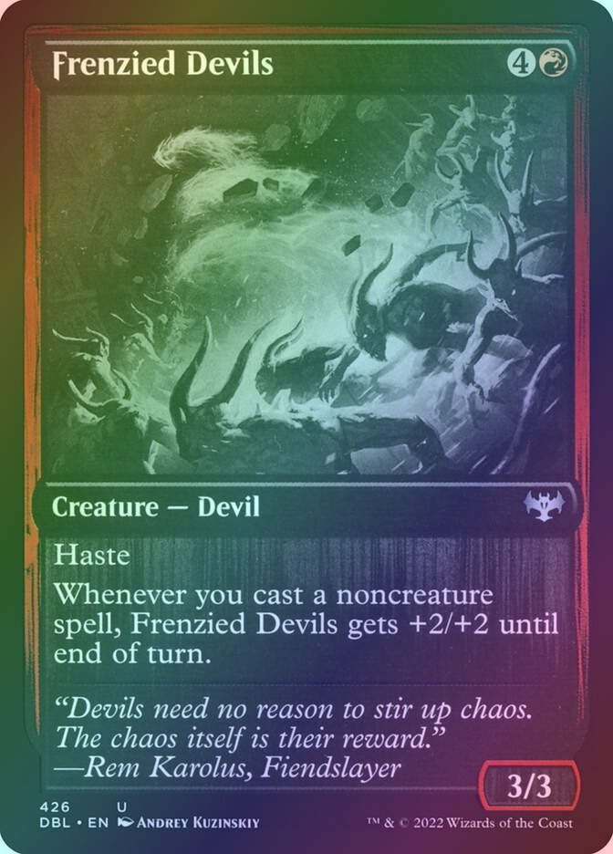 Frenzied Devils (DBL) (426) / Foil