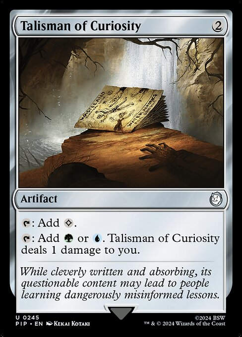 Talisman of Curiosity (pip) (245)