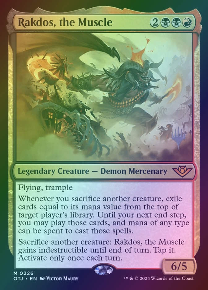 Rakdos, the Muscle (POTJ) (226p) / Foil