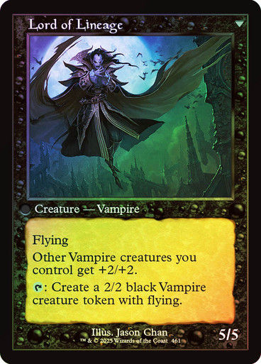 Bloodline Keeper // Lord of Lineage (INR) (461) / Foil Retro — cara 2 de 2