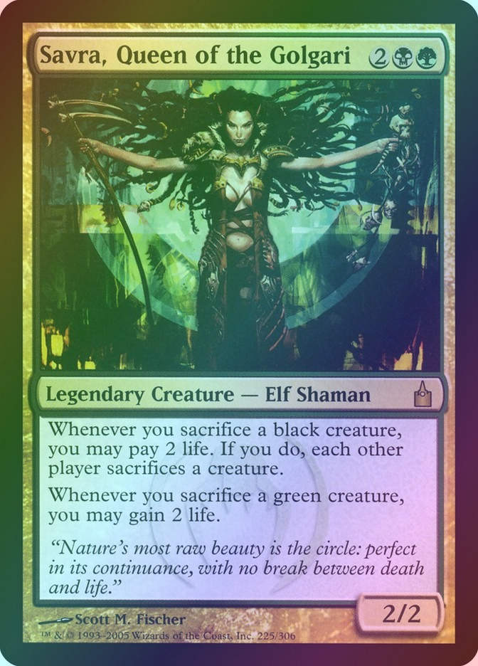Savra, Queen of the Golgari (RAV) (225) / Foil