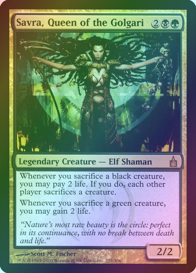 Savra, Queen of the Golgari (RAV) (225) / Foil