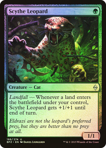 Scythe Leopard (BFZ) (188) / Foil