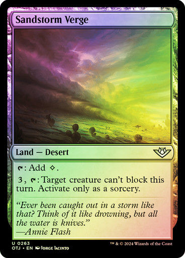 Sandstorm Verge (otj) (263) / Foil